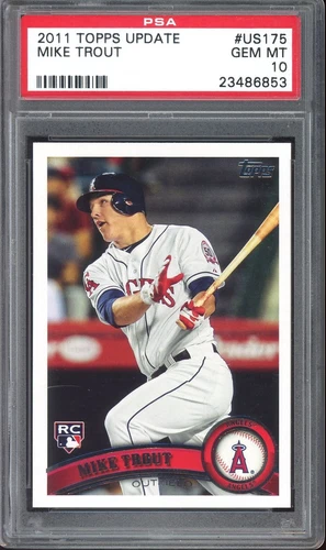 2011 Topps Update RC #US175 Mike Trout PSA 10