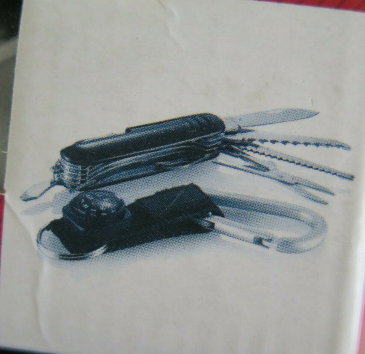 Tandy Brands Accessories, SS Pocket Knife/Carabiner Hook w/Compass Set