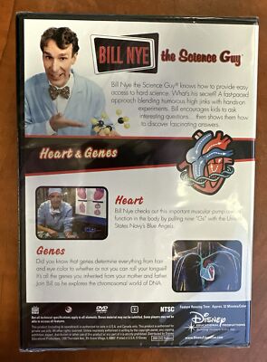 Bill Nye the Science Guy: Heart & Genes, DVD, 2009, New, by Disney  