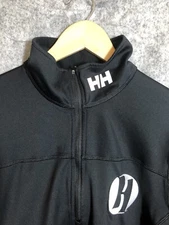 Helly Hansen Black Medium Daybreaker Base Layer 1/2 Zip Hike Camp Trek