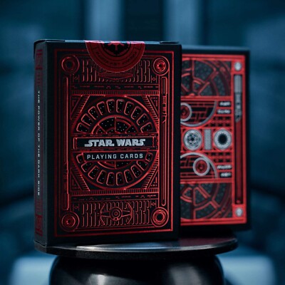 Theory 11 Premium Playing Cards Star Wars Dark Side/ The Force RED