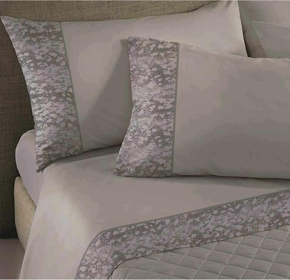 Completo lenzuola in flanella di cotone matrimoniale Biancaluna 2 piazze 4365 | Leroy Merlin