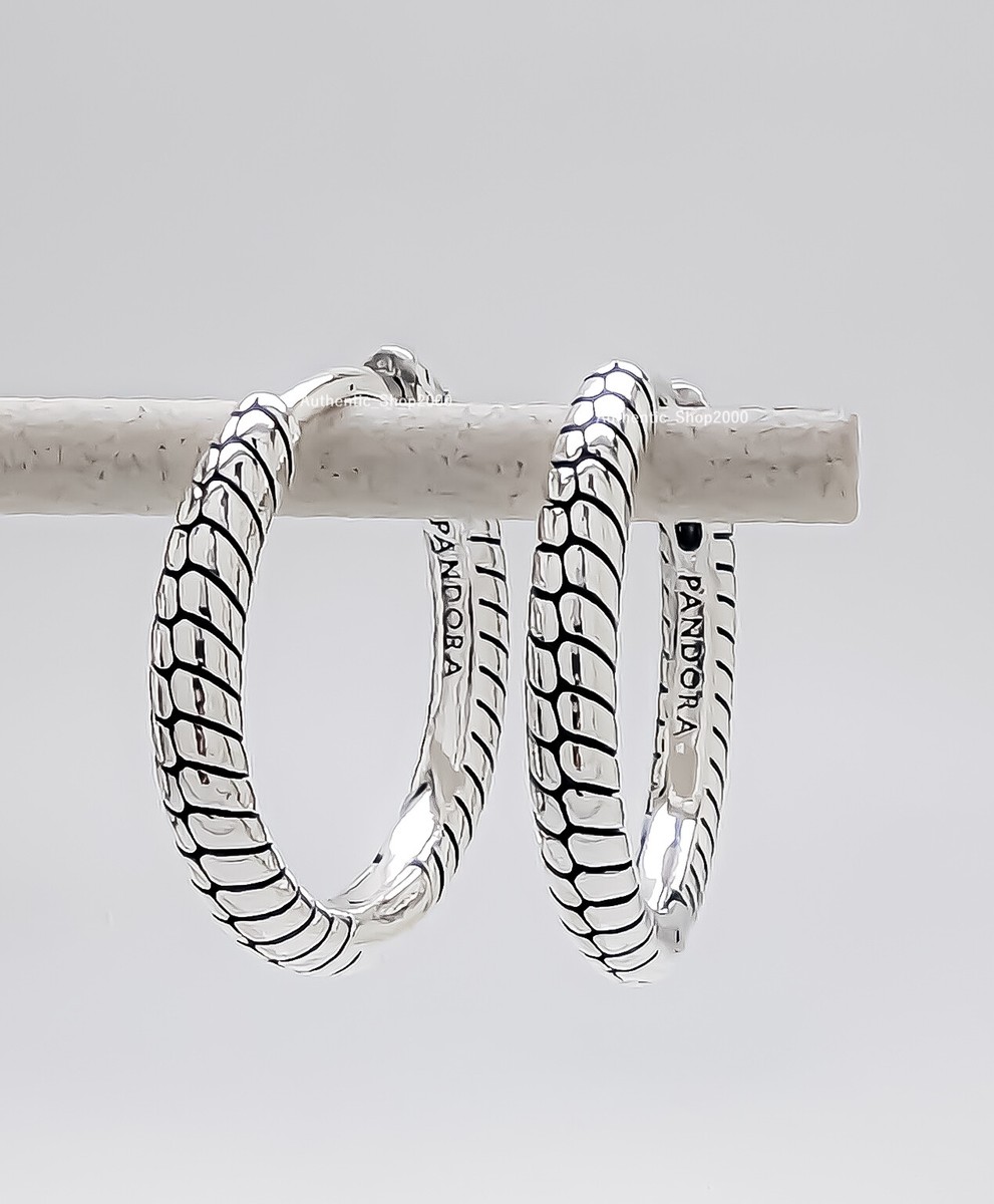 New 100% Authentic PANDORA 925 Ale Moments Small Charm Hoop New 100% Authentic PANDORA 925 Ale Moments Small Charm Hoop
