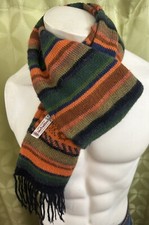 80  x 7.5  INKA TRADITION Baby Alpaca Scarf HAND MADE IN PERU Low Mileage