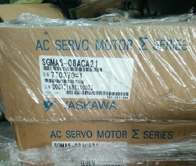 YASKAWA SGMAS-08ACA21 AC SERVO MOTOR SGMAS08ACA21 New In Box Expedited Shipping