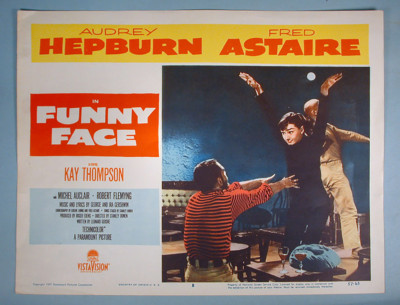 1957 Audrey Hepburn Funny Face Original Movie Lobby Card Classic
