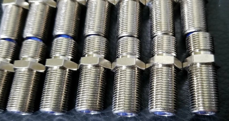 14 PPC 3 GHz F Connector Female to Female F-81 Barrel Coaxial Coupler Adapter - Image 2 of 4