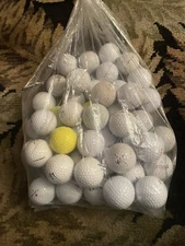 Golf Ball Bulk Lot: 50 Golf Balls (Variety of Brands)