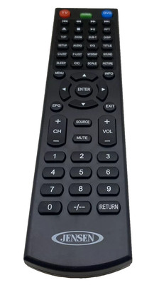 JENSEN PXXRCASA BLACK REMOTE CONTROL FOR JE1912LED JE2412LED JE1911 JE2411