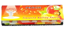 Peach Juicy Flavored 1 1/4 Rolling Papers by Hornet 50Lvs USA Shipped