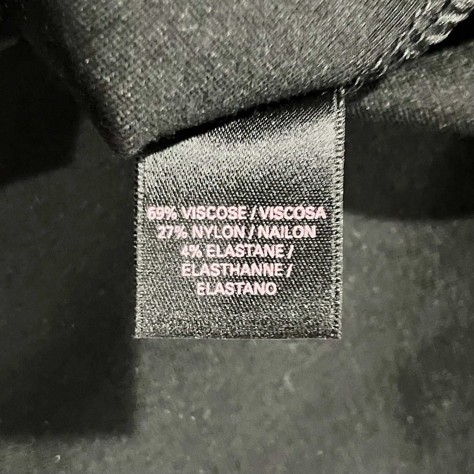 UNDERCOVER Abito manica lunga Victoria's Secret nero bianco colorblock taglia 0 bodycon donna