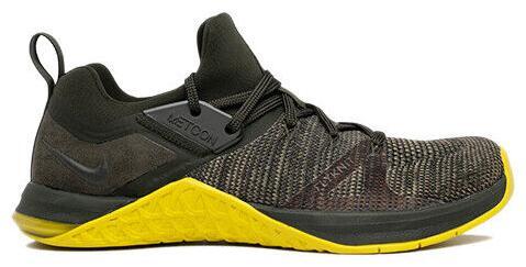 Nike Metcon Flyknit 3 Sequoia AQ8022-300 Mens 10.5 Bright Citron Shoes (Read) Buy Nike Metcon Flyknit 3  main image 2