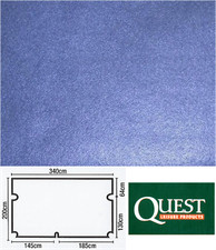 Quest Taurus 5 tent PVC backed fleece carpet/giant picnic rug 200 x 340cm A1054