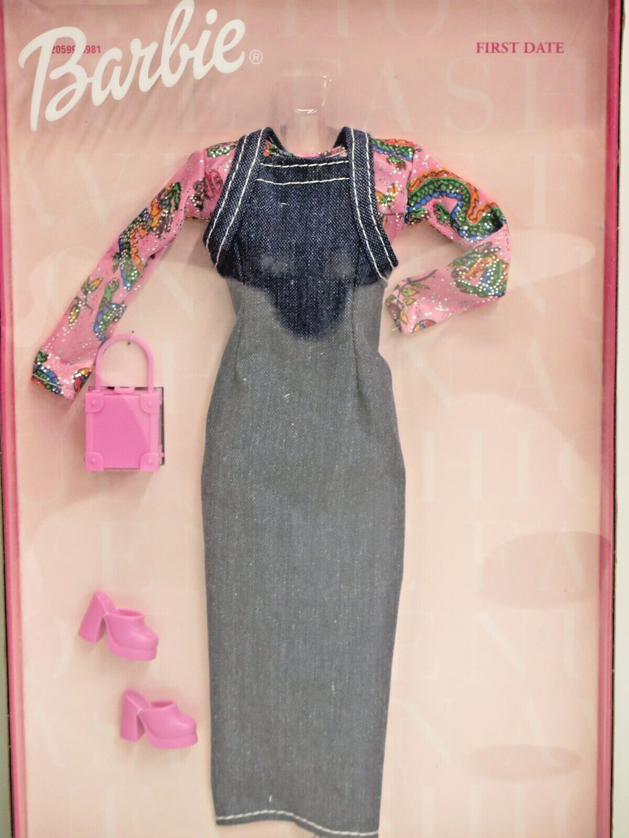 1999 Barbie Fashion Avenue Blues Styles First Date Dress