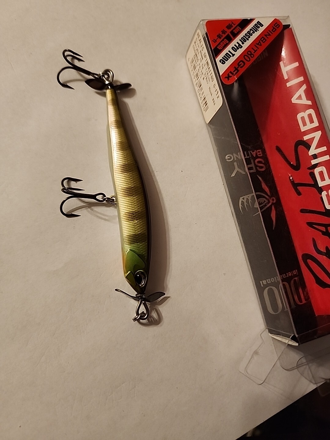 DUO Realis GFix Spinbait 80 "chart Gill" 80mm Spybait Bass Lure Spy