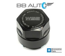 New 1987-1992 Firebird Trans Am Gta Ws6 Aluminum Wheel Center Cap Silver Black
