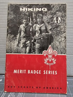 Boy Scouts of America Merit Badge Series Hiking 1965 | eBay