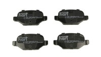 Hart 221 108 Bremsbelagsatz, Scheibenbremse FüR Alfa Romeo, Fiat, Lancia