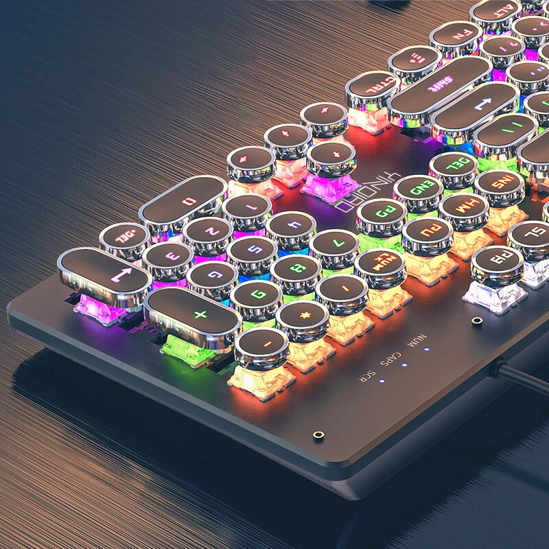 Mechanical Gaming Keyboard with Numpad for Laptops and Desktops