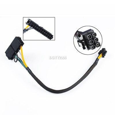 24-Pin to 6-Pin ATX Power Supply Adapter Cable for Dell Optiplex 5050 5060 5090 