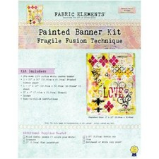 Fabric Elements Painted Banner Kit, NEW