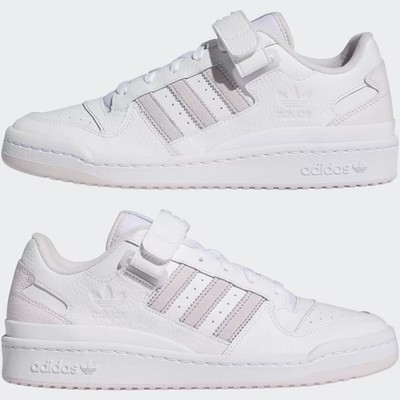 NIB Men Adidas FORUM LOW SHOES Cloud White / Almost Pink  display picture 2