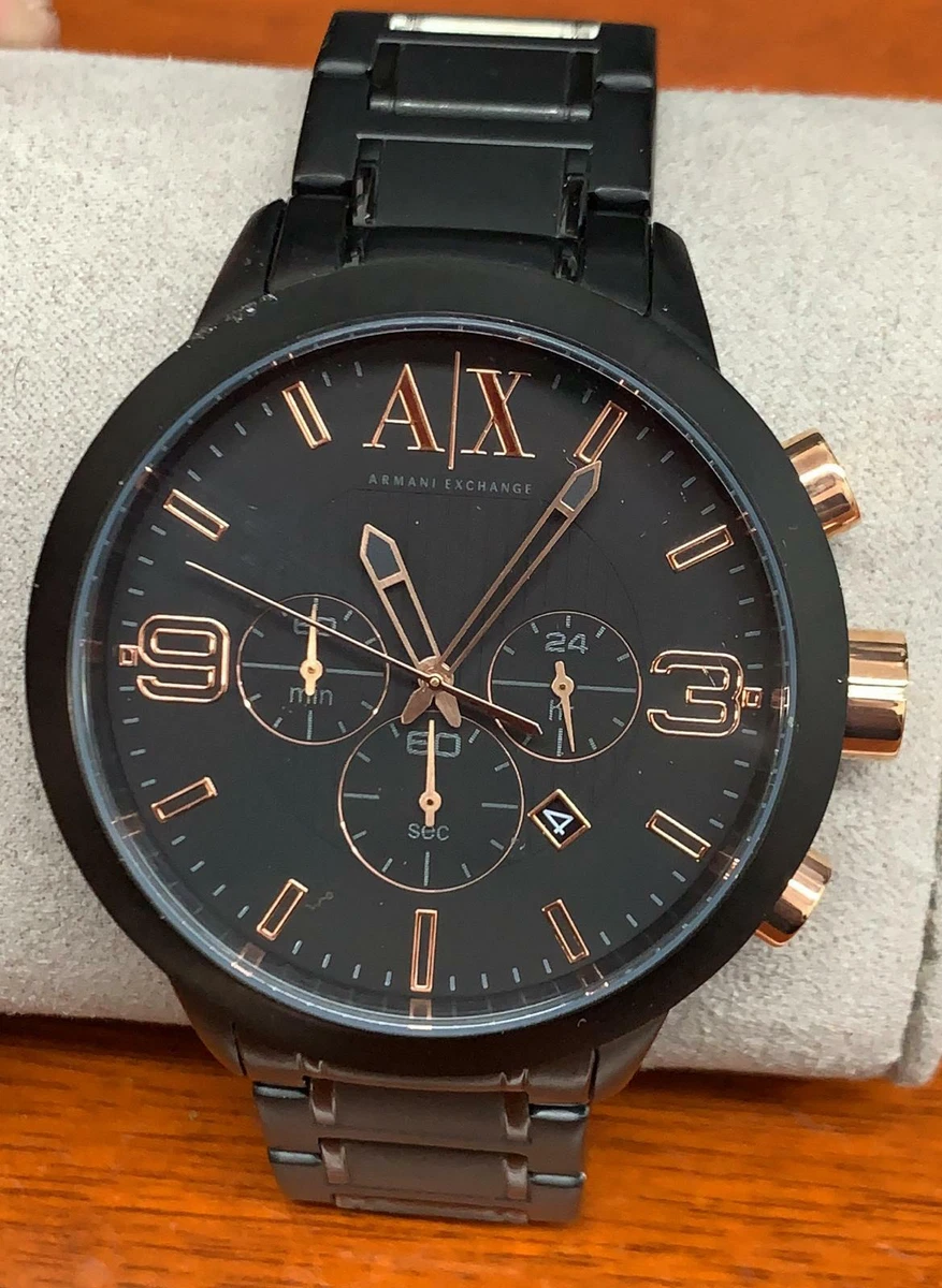 Orologio armani top exchange nero