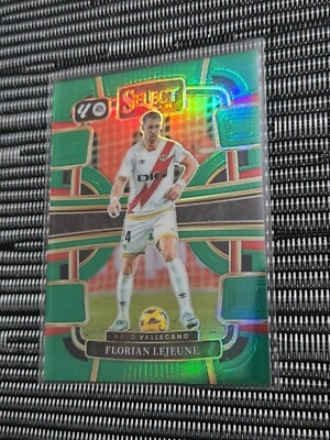 Panini Select La Liga 2023-24 Florian Lejeune Green Prizm /5 Vallecano