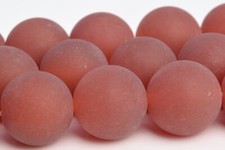 15-16MM Genuine Natural Matte Carnelian Grade AAA Round Gemstone Loose Beads 15"