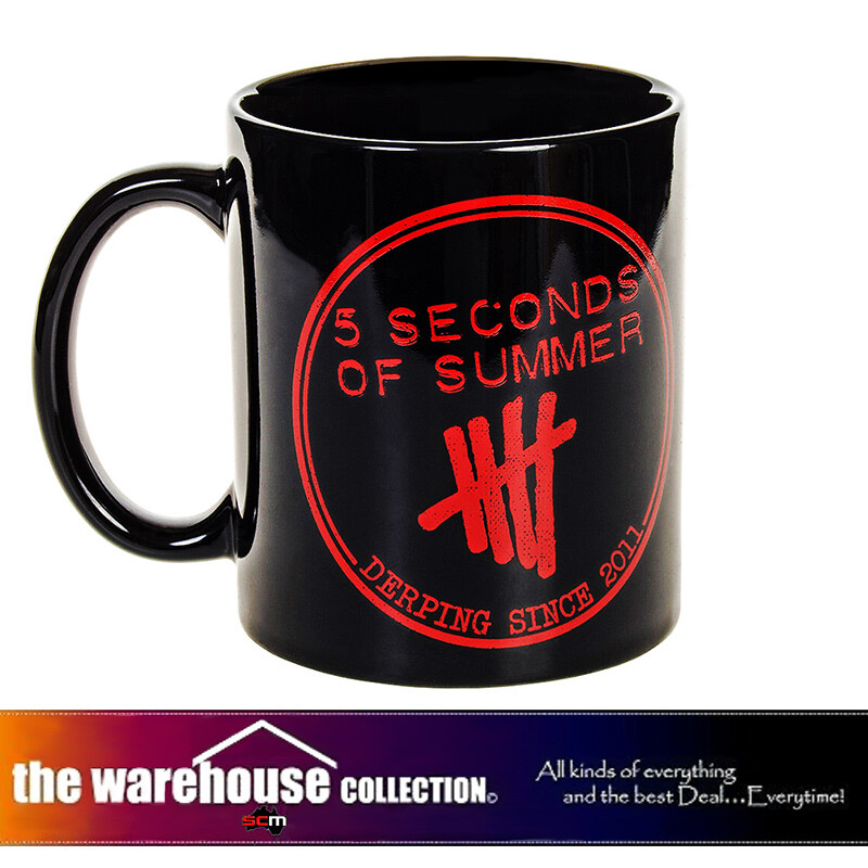 5SOS 5 Seconds Of Summer Band Derping Stamp Logo Coffee Tea Mug Cup  Official | eBay UK