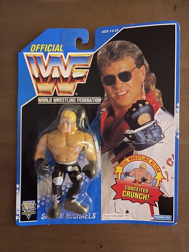 WWF WWE Hasbro Series 10 MOC Shawn Michaels Black ...