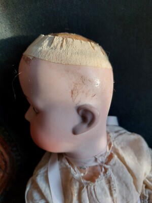 POUPÉE ANCIENNE HEUBACH Koppelsdorf 342 tête en porcelaine, bien lire l'annonce EUR 83,00 - FR