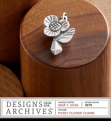 **JAMES AVERY** Archives “Posey Flower Charm” March 2026 Re-release & RETIRED