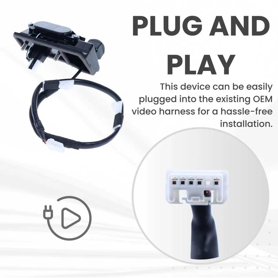 Backup Camera Replaces for Honda Odyssey Manual / Power Liftgate w/o Navigation - Image 2 of 4