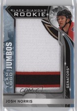 2020-21 Upper Deck Black Diamond Josh Norris #RTL-JN Jumbo Patch 1t9h