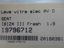 Lève vitre Seat IBIZA