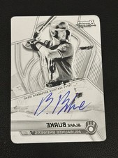 2025 Bowman’s Best Blake Burke AUTO 1/1 Black Printing Plate Brewers