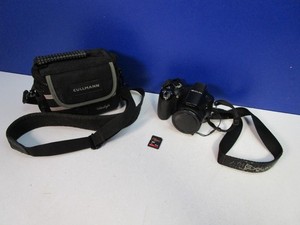 working CASIO EXLIM EX-FH20 DIGITAL BRIDGE CAMERA 9.1MP BLACK 20XZOOM