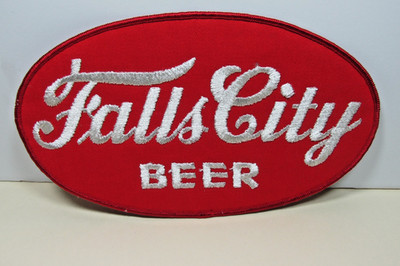 Falls City Beer Large Patch Vintage Advertising Uniform Jacket Back Patch