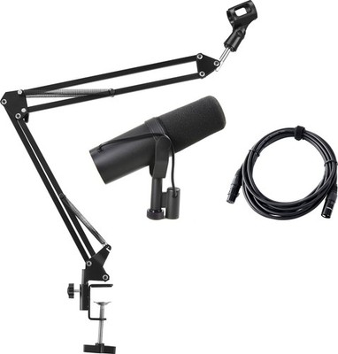 Shure SM7B Dynamisches Sprechermikrofon Set Niere Mikrofonarm Mikrofonkabel 5m