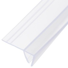 Shower Door Seal 86.5" Long for 3/8" Glass Widen F-Type Seal Strip, Clear