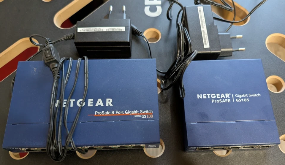 NETGEAR GS105 5-Port und  GS108 8-Port Unmanaged Switch