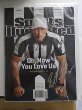 October 8, 2012 Ed Hochuli NFL Referee Sports Illustrated Newsstand Signed Auto