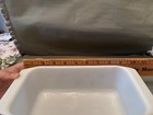 PYREX 213 Milk Glass Loaf Pan 1 1/2 Qt White/Spring  Blossom green/Daisy Vintage — photo 3