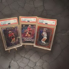 Trey Lance Panini Rookie PSA 9 Lot: Donruss Optic, Contenders Optic, Prizm Cards