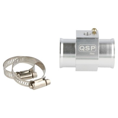 QSP T-adapter for 1/8 NPT sensor - 38mm - Silber