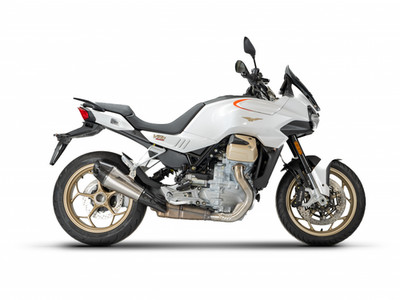 Moto Guzzi V100 Mandello 2022-2023 Zard Exhaust SlipOn Titanium Racing New