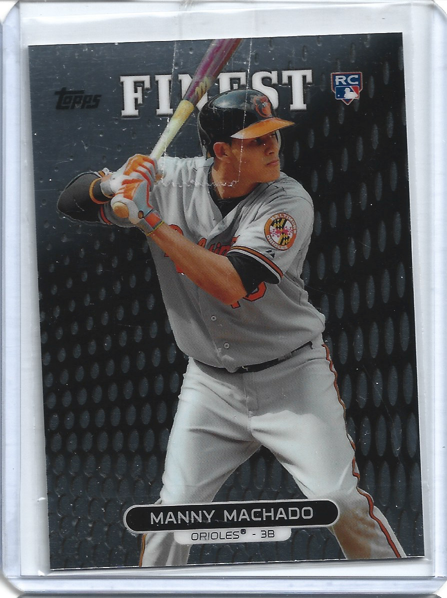 2013 Finest #80 Manny Machado RC