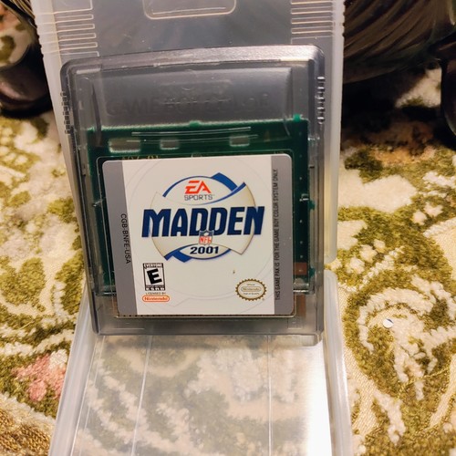 Nintendo Madden NFL 2001 - Nintendo Gameboy Color with case