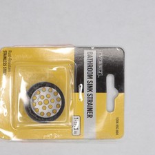 Everbilt Bathroom Sink Basket Strainer Stainless Steel 1-1/16" 865520